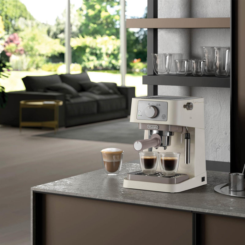 De'longhi Stilosa Manual Coffee Machine, Cream