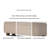 Rounded-Shaped Lambswool Solid Wood Storage Ottoman