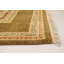 Tapis de la surface en laine kaki/brune 6 pi x 8 pi 10 po one-of-kind-noué la oushak Carreon
