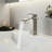 Single Hole Bathroom Faucet, Brushed Nickel, Stainless Steel, Lever Handle, Supply Lines Included For Quick And Easy Setup Nickel Finish, Steel Build,-128956790