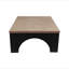 Rustic Square Coffee Table - Modern Farmhouse Style