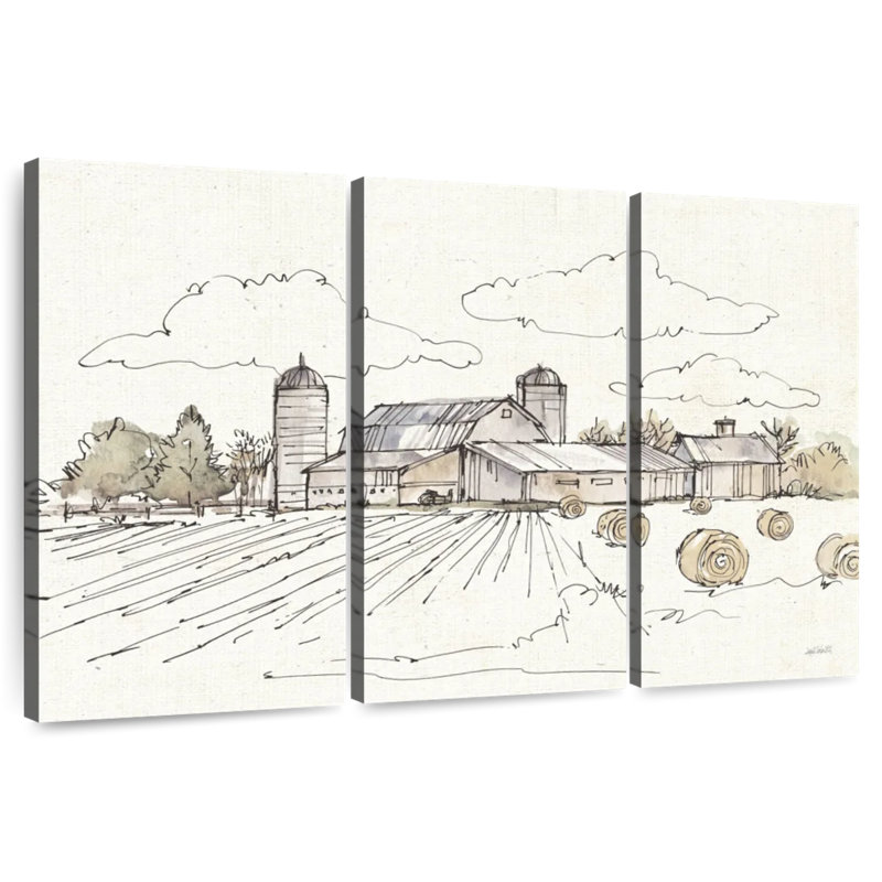 Alvord Farm Memories II, H 48 po x l 74 po