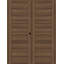 Porte standard en bois manufacturé massif lambrissé Louver-93831375-93831379