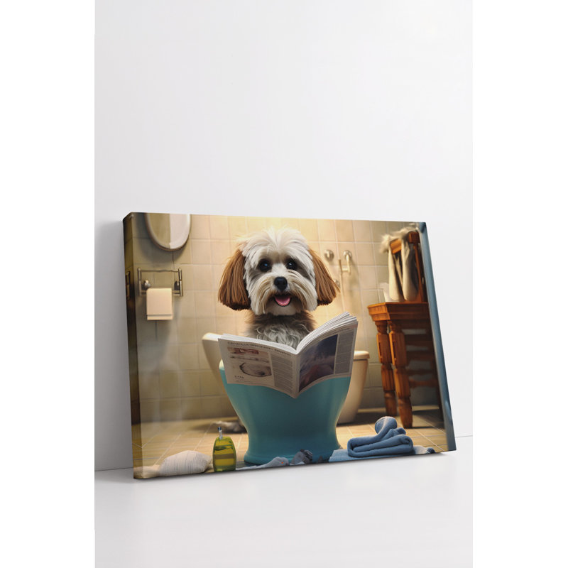 Peinture décorative sur toile, H 15,75 po x l 23,67 po x P 1,18 po