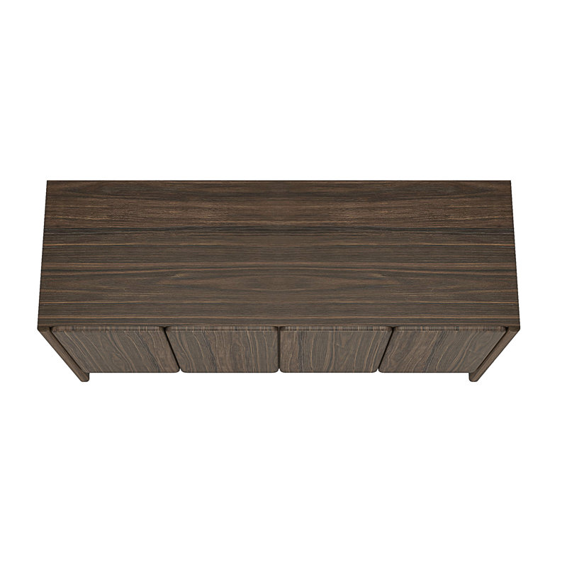 Buffet 60 "en noyer brun Linda, Noyer brun