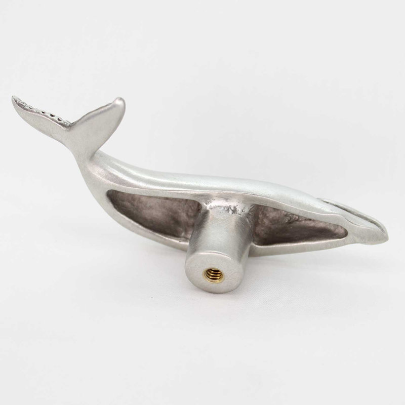 1.75" Humpback Whale Left Facing Knob