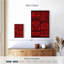 Ensemble de motifs Tergel - rouge-108472916