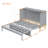 Queen Size Murphy Bed, Gray-778666227