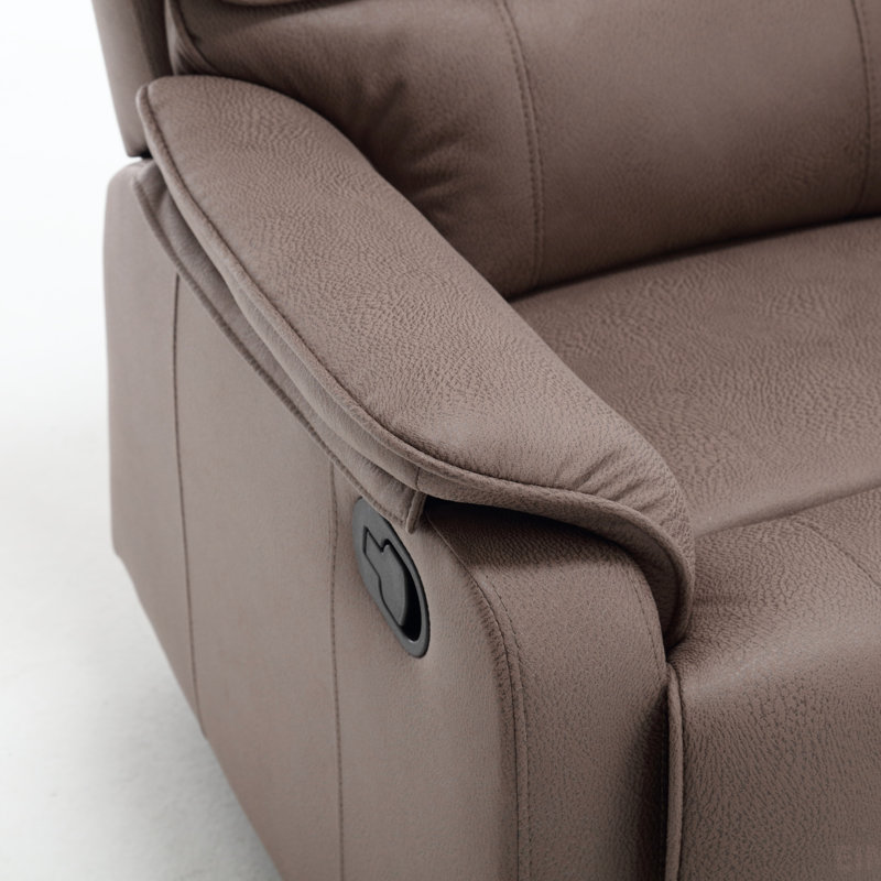 Fauteuil inclinable manuel moderne en similicuir
