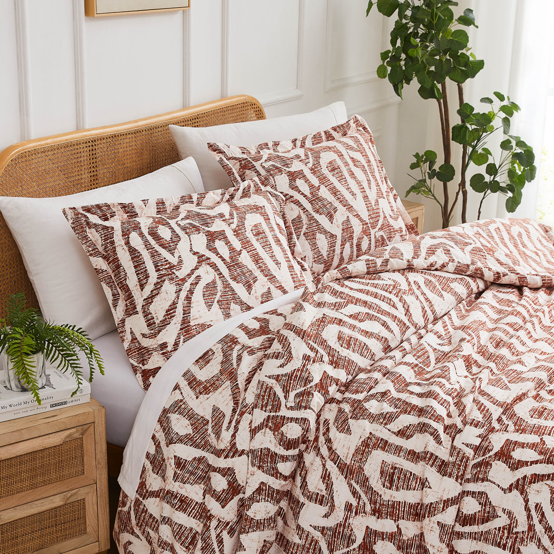 Khari Oversized Down Alternative Comforter Set with shams by Southshore Fine Linens SouthShore Fine Linens 