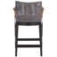 Tabouret de comptoir rembourré Caedon Gianni-1806744778
