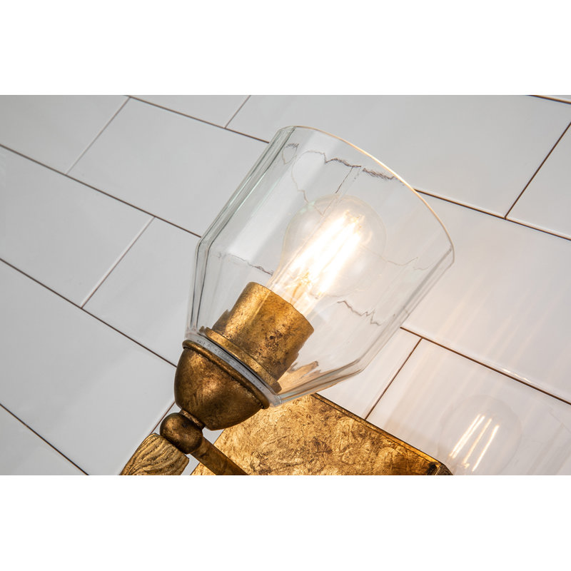 Fun Finial 1 - Light Armed Sconce, Gold