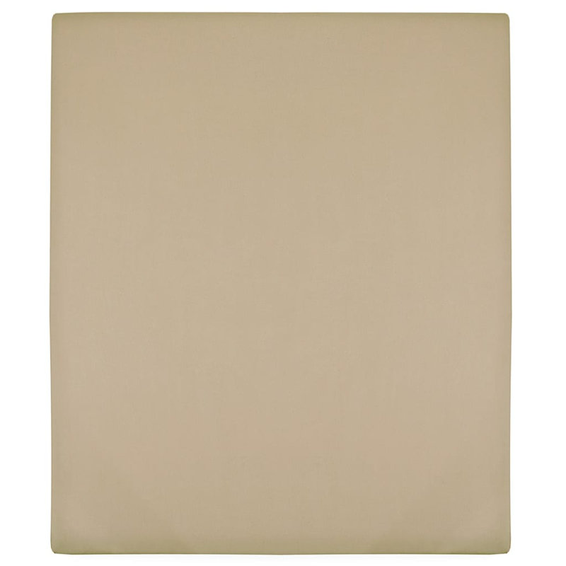 Drap-housse 100% coton Vidaxl Jersey, Simple TG, Taupe