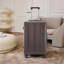 20 po / 24 po / 28 po 3 pièces / ensemble en valise à roulettes ABS, valise de cabine, couleur assortie, serrure à combinaison TSA (brun)