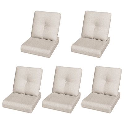 Outdoor Deep Seat Cushion Set - Fade-Resistant Olefin Fabric