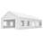 16 x 32ft Heavy Duty Party Tent Outdoor Gazebo Wedding Tent Event Shelter Carport BBQ with Removable Sidewalls & Windows, Outside Waterproof Canopy for Parties, White-89733913