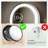 Curved Lighted Makeup Mirror,Smart Touch Lighted Vanity Mirror-766371914-743713335