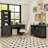 3-Piece Computer Desk Office Set-1073900672