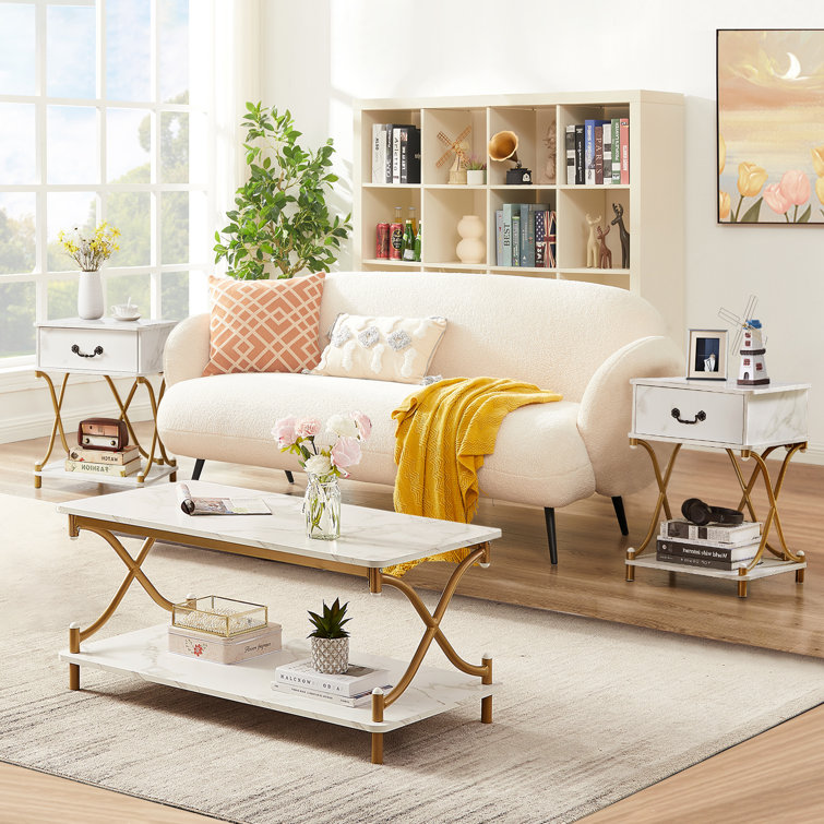 Kempst 3 - Piece Living Room Table Set