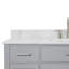 Ensemble de meuble-lavabo simple 54 po avec plateau en marbre de Carrare Aberdeenshire-85364036