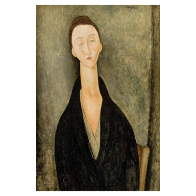 Portrait de Lunia République tchèque par Amedeo Modigliani - Estampe numérique