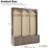 74.8" H 3-In-1 Hall Tree With Bench, Farmhouse Bench With 8 Retro Hooks And 3 Drawers, Rustic Entryway Coat Rack For Hallway, Entryway, Living Room, Dark Walnut-1727811843