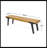 Mirandah Wood Outdoor Bench