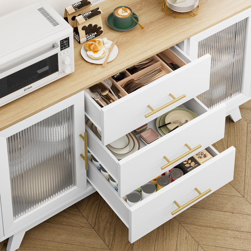 Armoire de bar Coffer, Ivoire ivoire