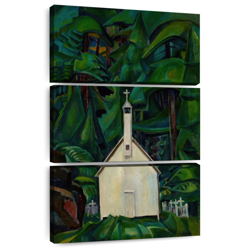 Église indienne, H 57 po x l 36 po