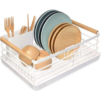 Dish Drying Rack, Dish Racks  (White)