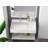 Juniper 30" Wall Mounted Solid Surface Floating Bathroom Sink with Concealed Drain Left Basin - White-70942138