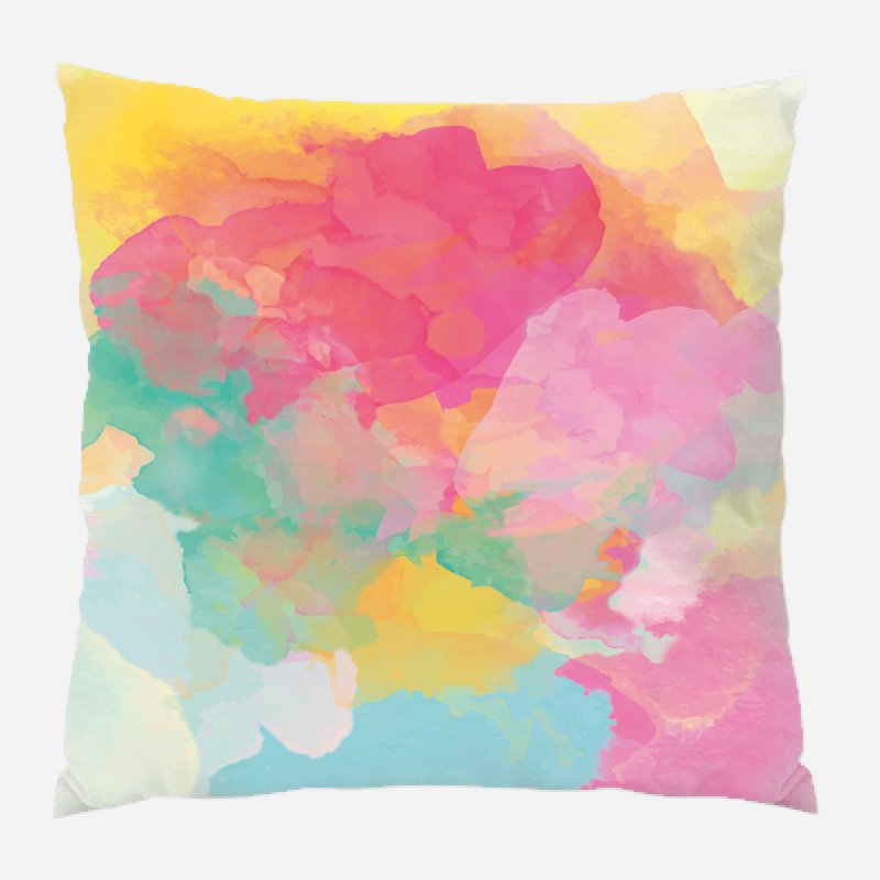 Cliffo Floral Outdoor Throw Pillow, Microsuede, Indoor