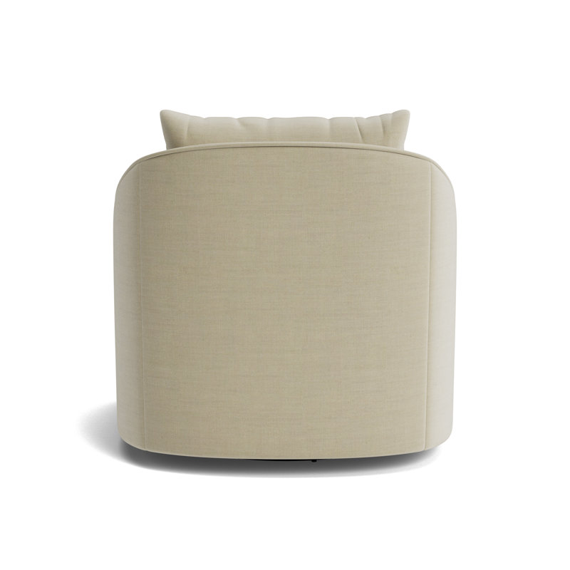 Laurel Swivel Chair, Performance Linen - Flax