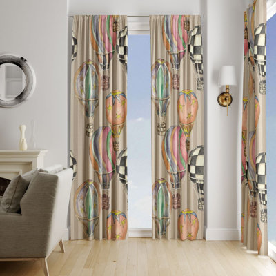 Semi Sheer Curtain Pair