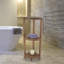 12" W x 40.5" H Bathroom Shelf