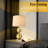 24.8" Gold Tall Table Lamp