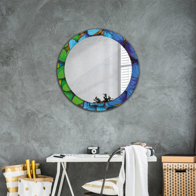 Huldar Glass Flat Wall Mirror