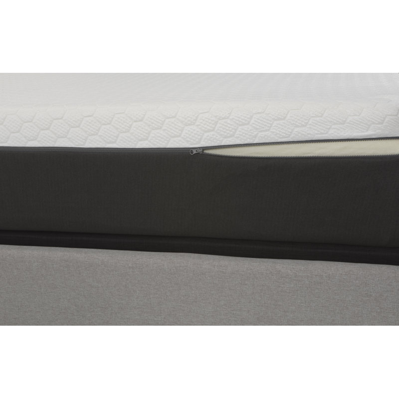 Blissful Nights 12'' Medium Memory Foam Mattress and Adjustable Base, Twin XL