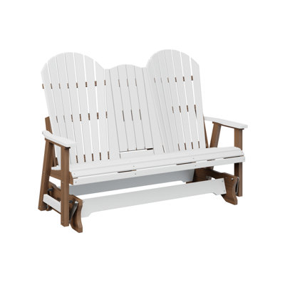 Berlin Gardens Comfo Back Premium 5′ Three Seat Glider With Console