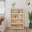 Inkster 125.5cm H Solid Wood Standard Bookcase-858780983-858780978