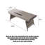 Bureau en bois massif clair et luxueux-394331555