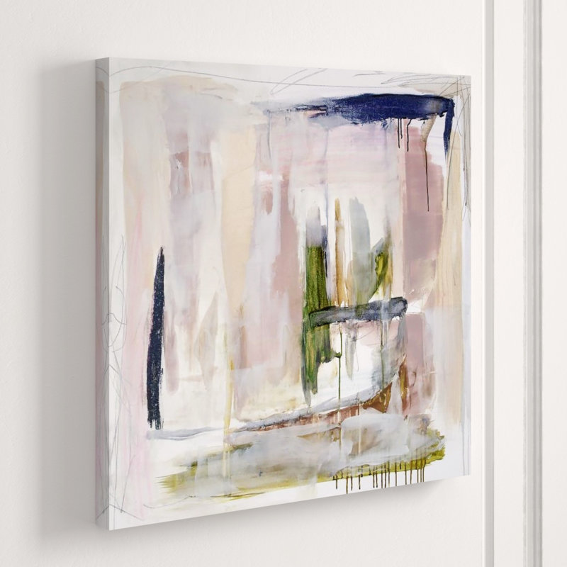 Lavender Spring II Painting by Mia Malcolm Studio, Glass Coat, 30" H x 30" W