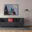 «Mountains» par Artpoptart, art mural sur toile-535938074