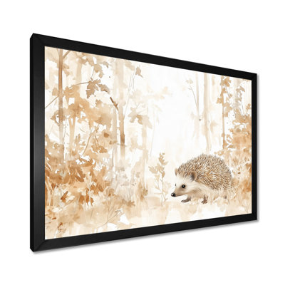 Hedgehog Adventure In New Zealand II - Hedgehog Canvas Print
