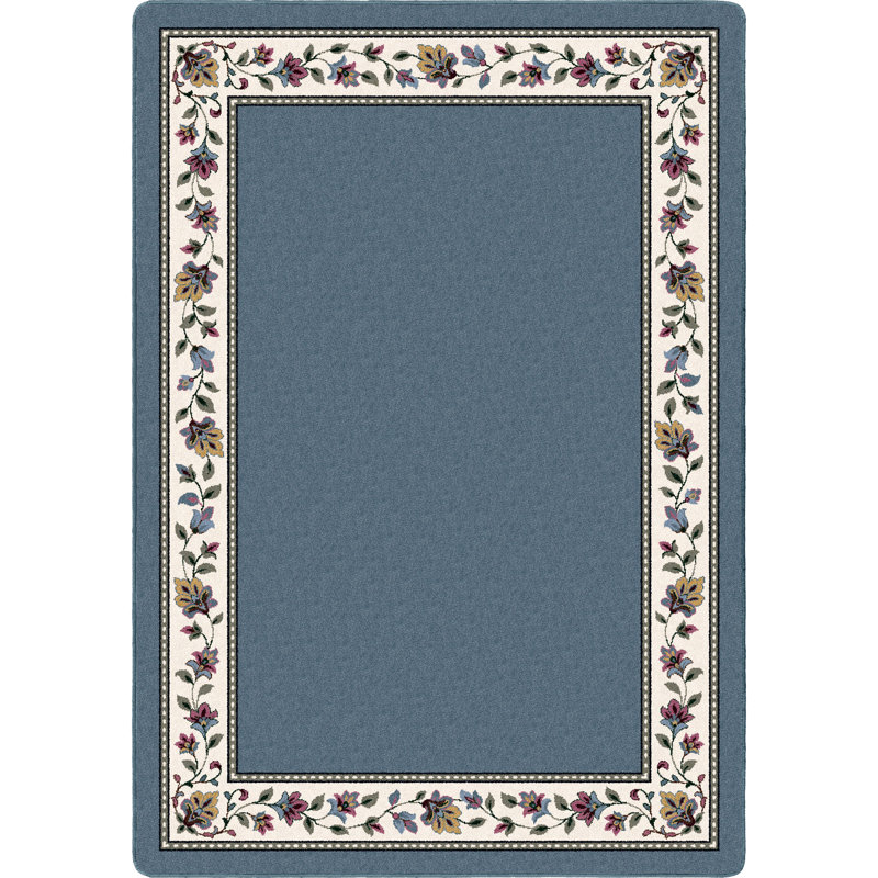 Tapis floral Alminus Symphony Lapis, Rectangle 5 pi 4 po x 7 pi 8 po