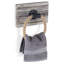 Wood Wall Mounted Rope Towel Ring-1135474173