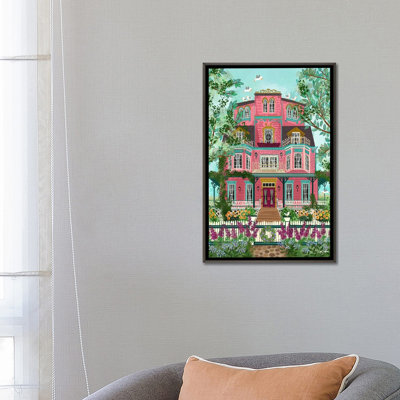 The Beach House - reproduction d'art murale - toile encadrée