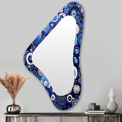 Zineoun Art Deco Blue Tile Elegance