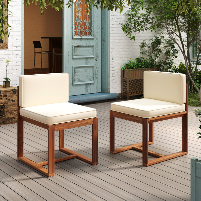 Chaises de salle à manger de patio pour 2 personnes