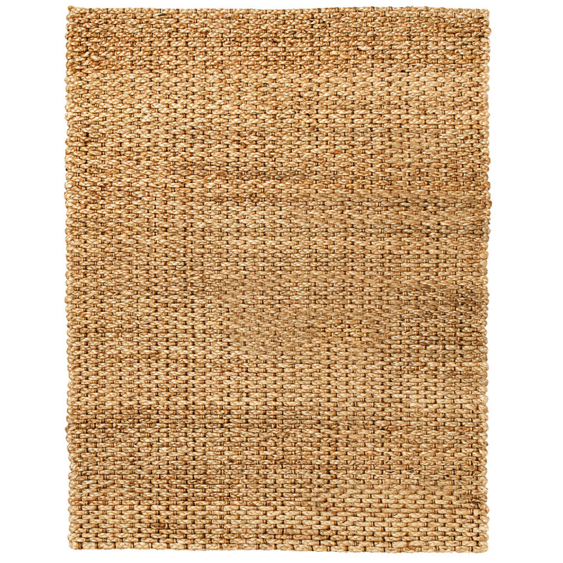 Abram Rectangle Jute / Sisal Hand Woven Area Rug, Rectangle 244 x 305cm